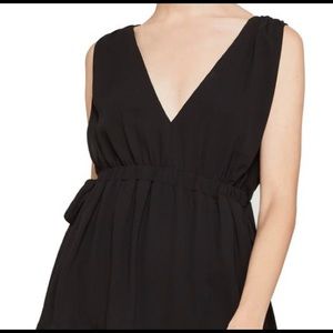 BCBG MAXAZRIA sleeveless black top